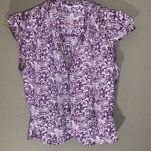 ‎NWOT 100% Silk Crop Top